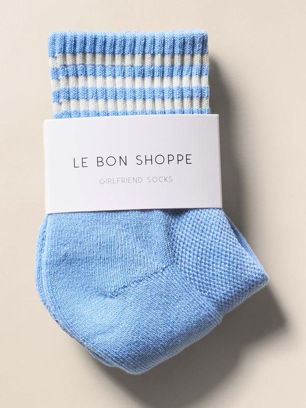faherty Le Bon Shoppe Girlfriend Sock - Parisian Blue Women's Socks