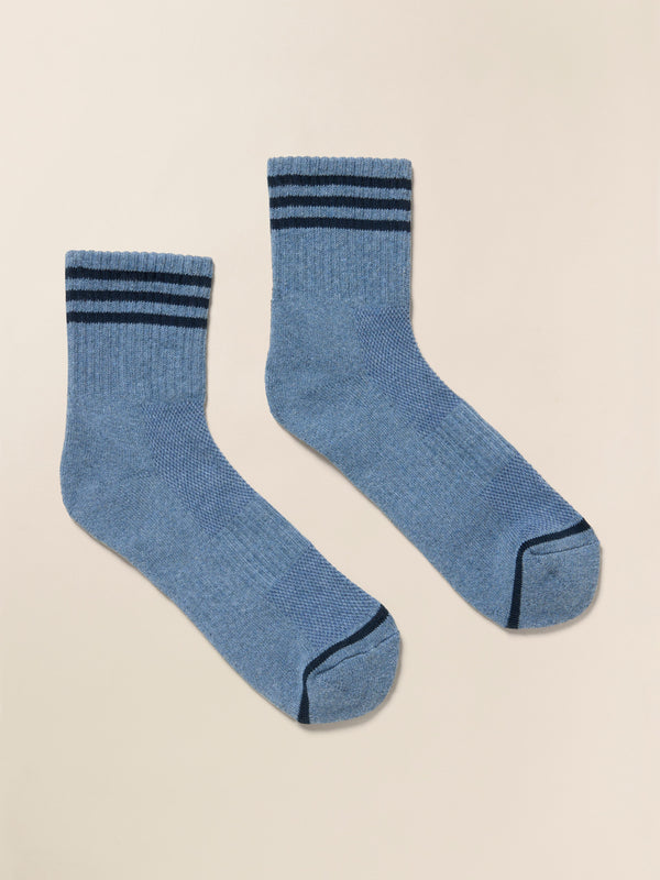 Faherty Le Bon Shoppe Girlfriend Socks - Indigo Women's Socks