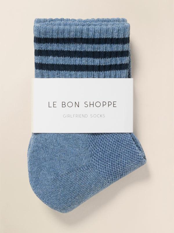 faherty Le Bon Shoppe Girlfriend Socks - Indigo Women's Socks