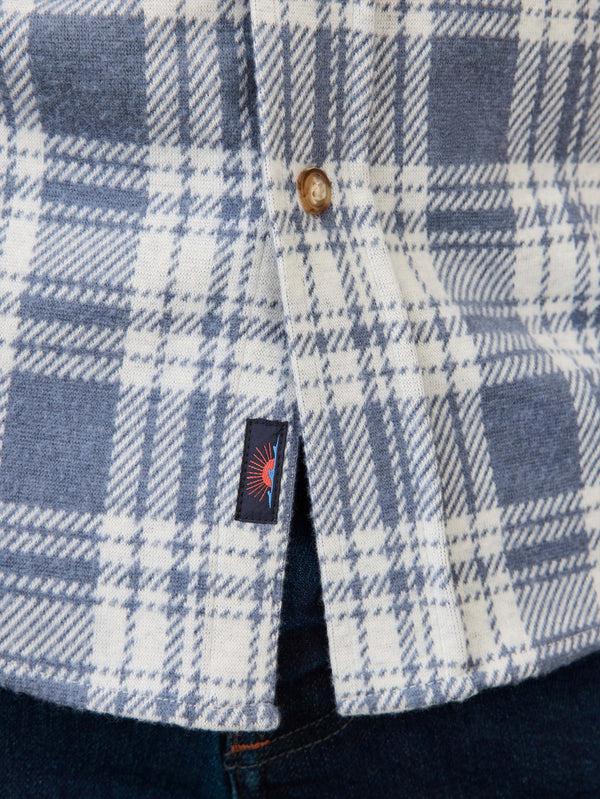 Faherty Legend™ Sweater Shirt - Aegean Sand Plaid Men's Button Ups
