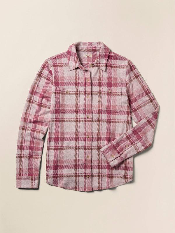 Faherty Legend™ Sweater Shirt - Amelia Plaid Women's Button Ups