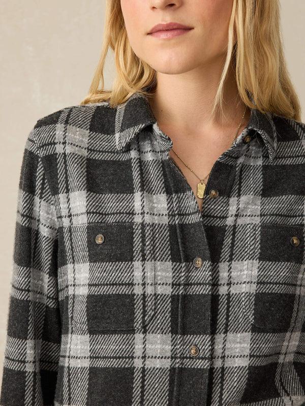 Faherty Legend™ Sweater Shirt - Ashby Plaid Women's Button Ups