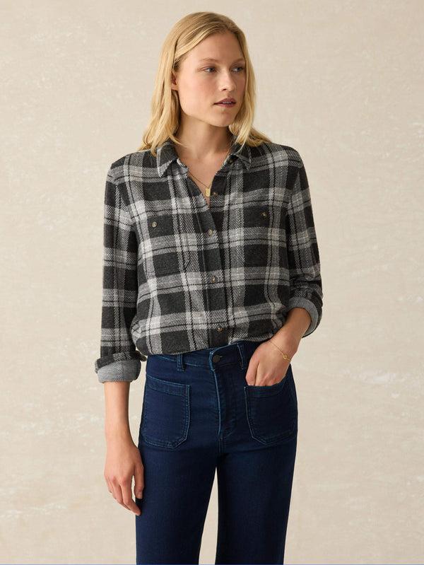 faherty Legend™ Sweater Shirt - Ashby Plaid Women's Button Ups