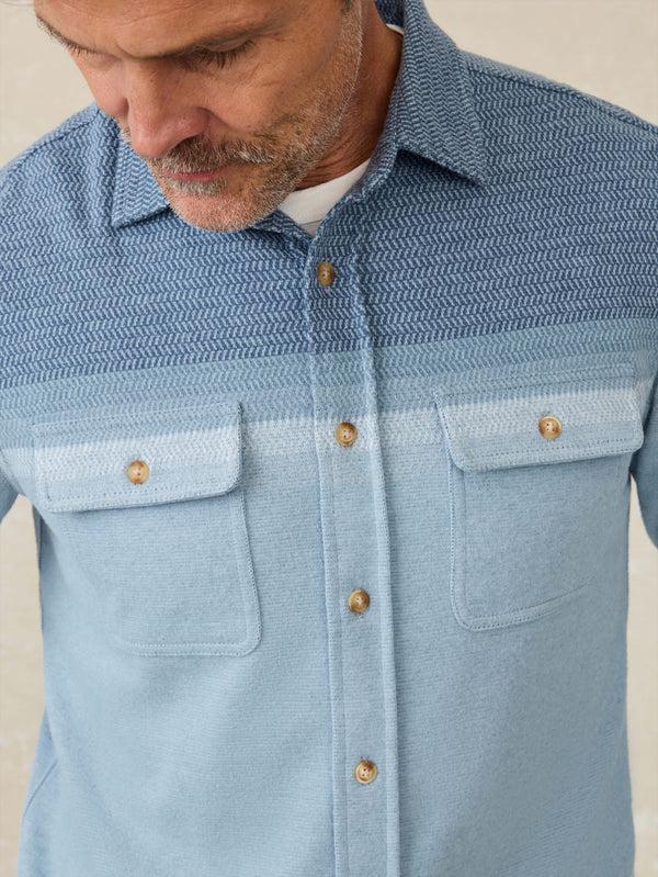 Faherty Legend™ Sweater Shirt - Blue Sky Coast Men's Button Ups