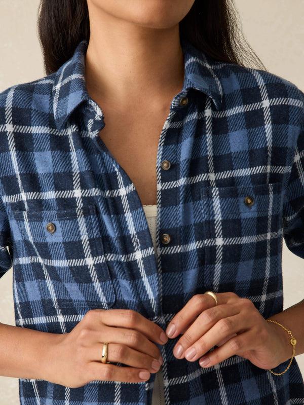 Faherty Legend™ Sweater Shirt - Blue Winds Women's Button Ups