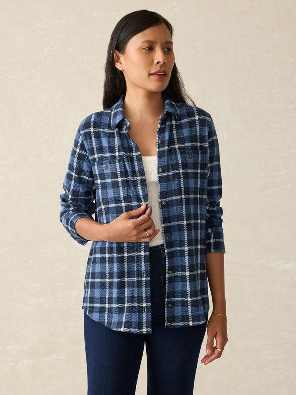 faherty Legend™ Sweater Shirt - Blue Winds Women's Button Ups