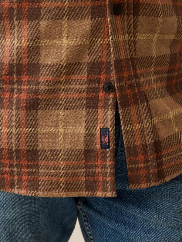 Faherty Legend™ Sweater Shirt - Cedar Sands Plaid Men's Button Ups