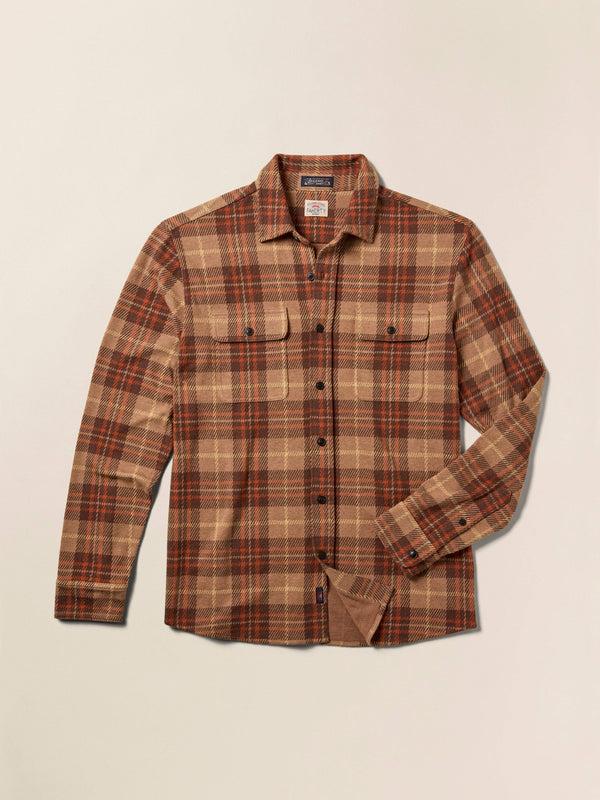 Faherty Legend™ Sweater Shirt - Cedar Sands Plaid Men's Button Ups