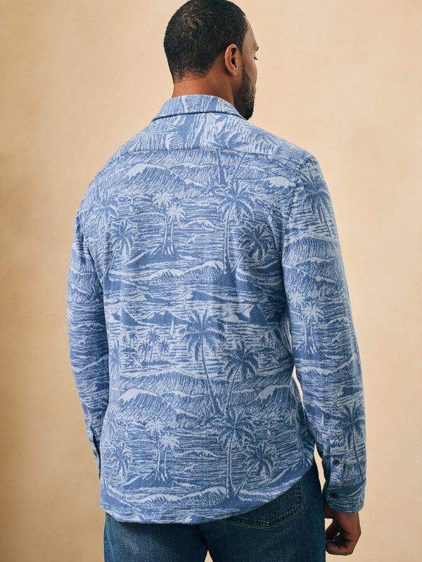 Faherty Legend™ Sweater Shirt - Coastal Waters Men's Button Ups