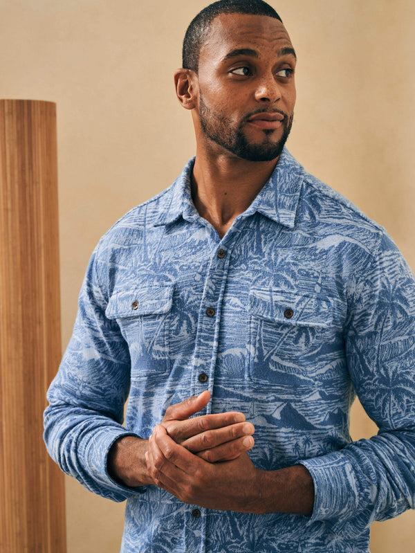 faherty Legend™ Sweater Shirt - Coastal Waters Men's Button Ups