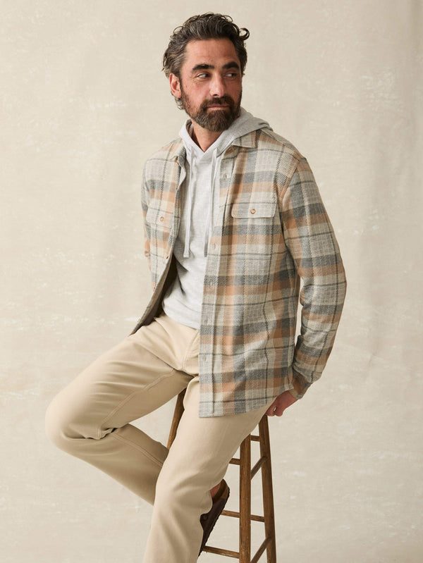 Faherty Legend™ Sweater Shirt - Desert Plaid Men's Button Ups