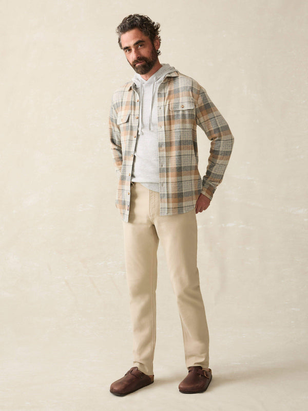 Faherty Legend™ Sweater Shirt - Desert Plaid Men's Button Ups