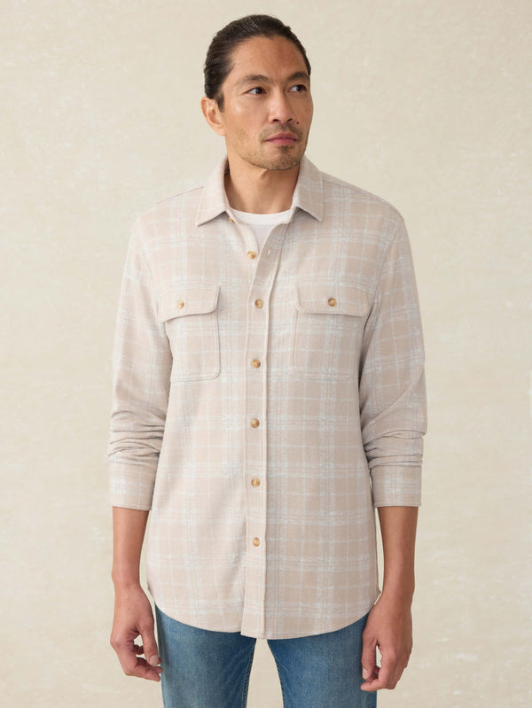 Faherty Legend™ Sweater Shirt - Desert Plains Plaid Men's Button Ups