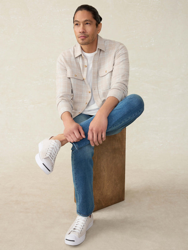 faherty Legend™ Sweater Shirt - Desert Plains Plaid Men's Button Ups