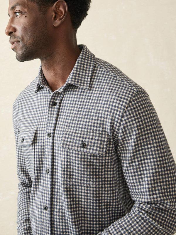 Faherty Legend™ Sweater Shirt - Encinitas Gingham Men's Button Ups