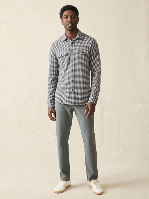 Faherty Legend™ Sweater Shirt - Encinitas Gingham Men's Button Ups