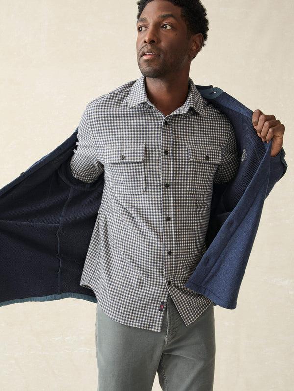 faherty Legend™ Sweater Shirt - Encinitas Gingham Men's Button Ups
