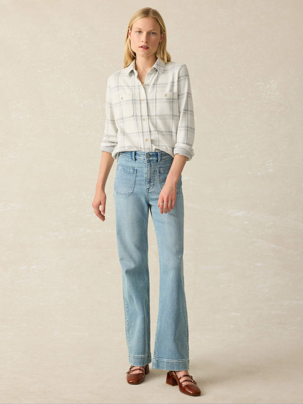 Faherty Legend™ Sweater Shirt - First Frost Women's Button Ups