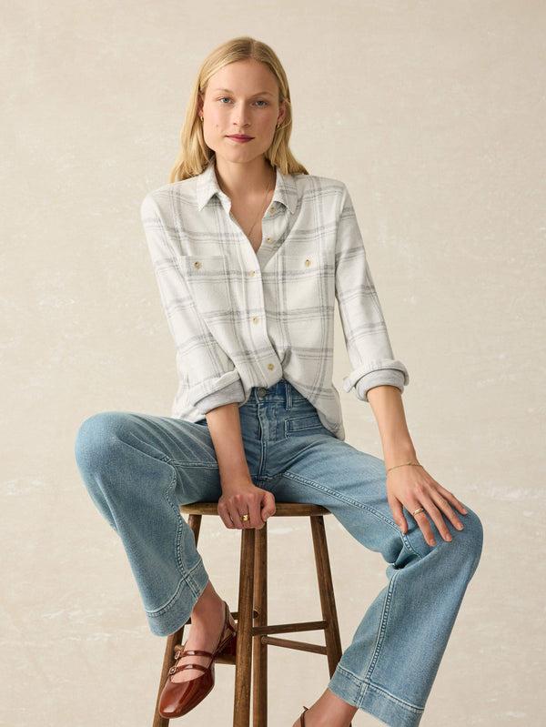 Faherty Legend™ Sweater Shirt - First Frost Women's Button Ups