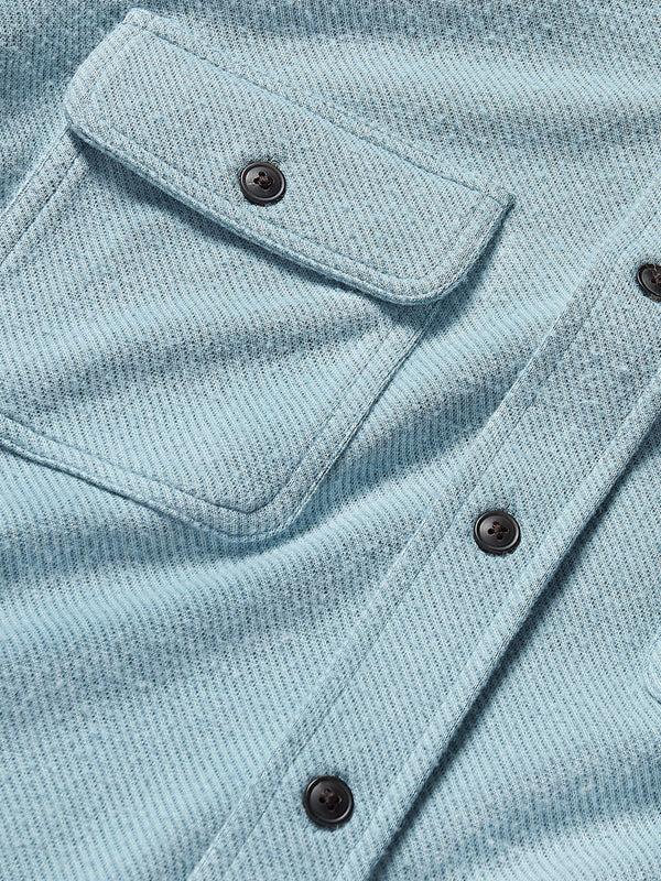 Faherty Legend™ Sweater Shirt - Ocean Glass Twill Men's Button Ups