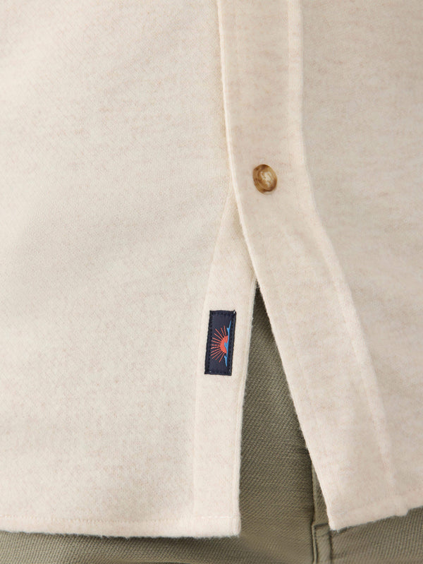 Faherty Legend™ Sweater Shirt (Single Pocket) - Off White Men's Button Ups