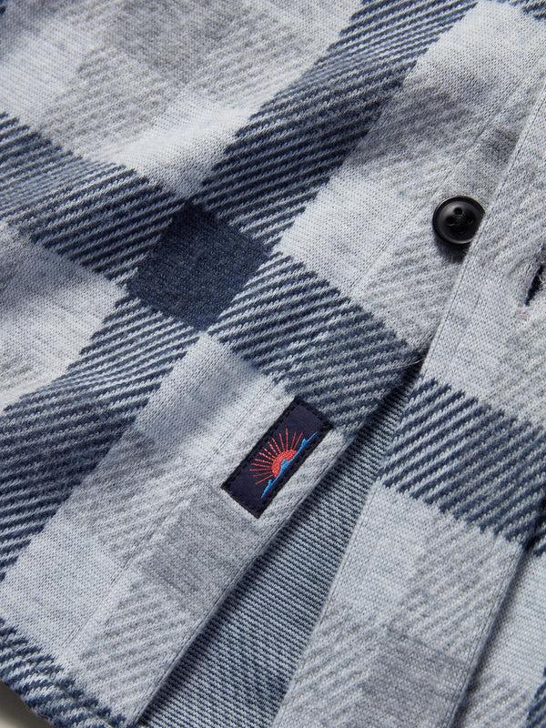 Faherty Legend™ Sweater Shirt - Snowy Night Check Men's Button Ups