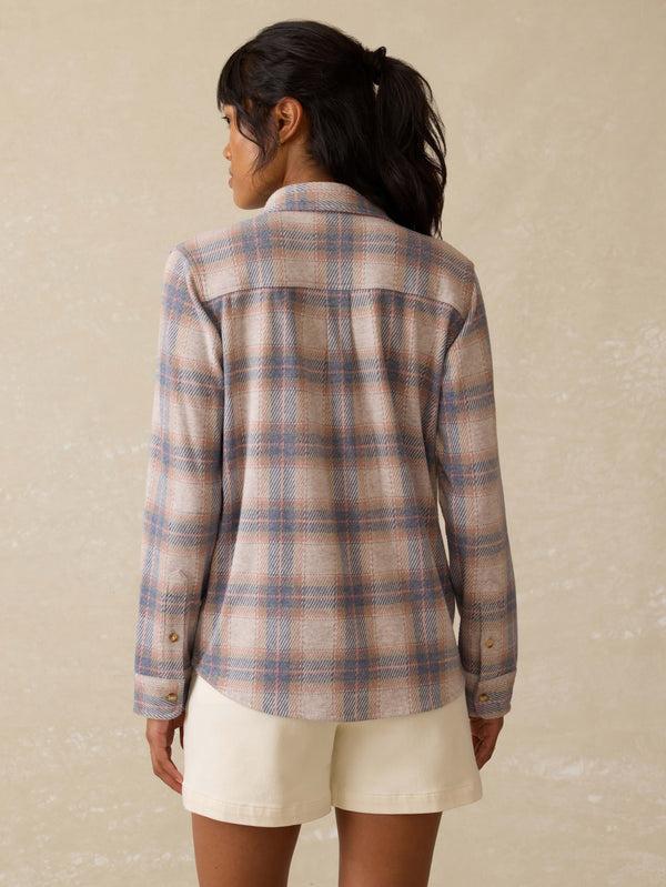 Faherty Legend™ Sweater Shirt - Summer Sienna Women's Button Ups