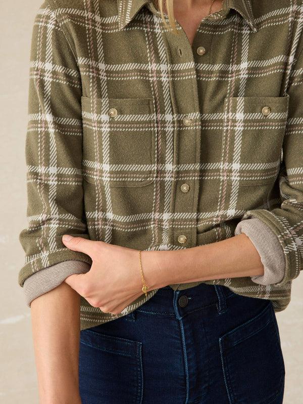 Faherty Legend™ Sweater Shirt - Willow Bend Women's Button Ups