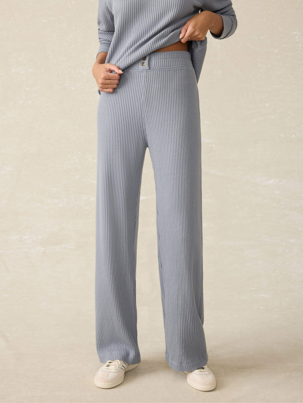 faherty Legend™ Waffle Wide Leg Pant - Tradewinds Women's Bottoms