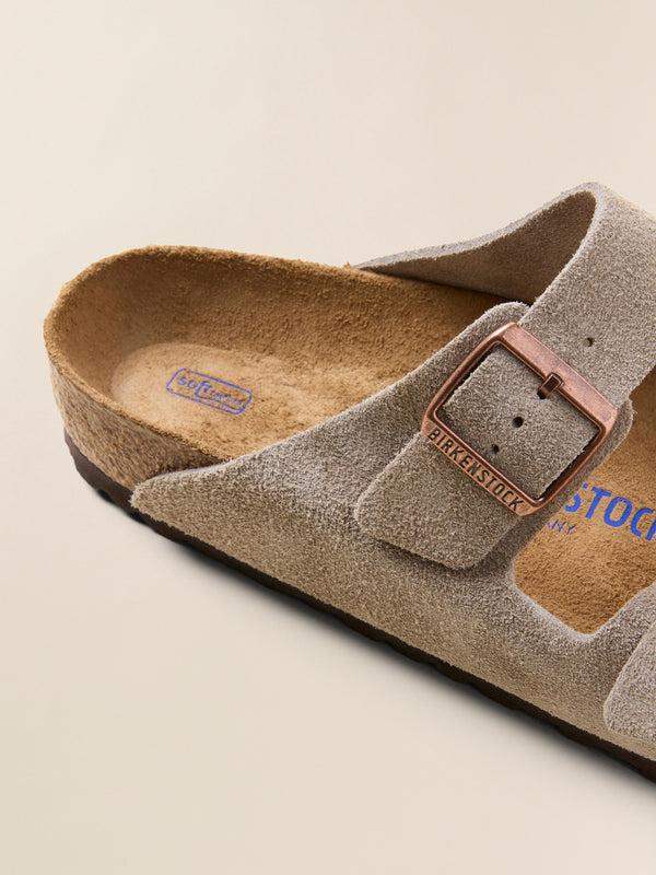 Faherty Men's Birkenstock Boston Clog Soft Footbed - Taupe Men's Footwear