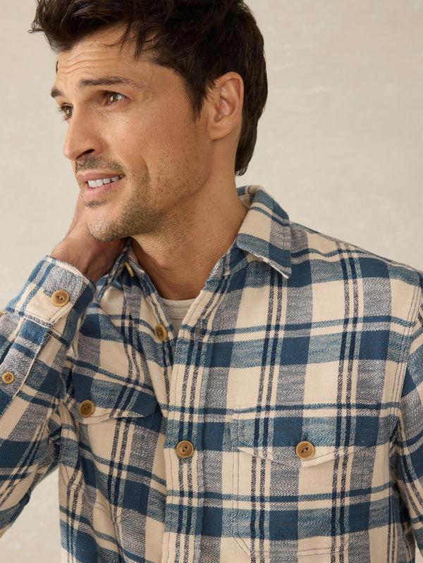 Faherty Mill Creek Overshirt - Mill Creek Plaid Men's Button Ups