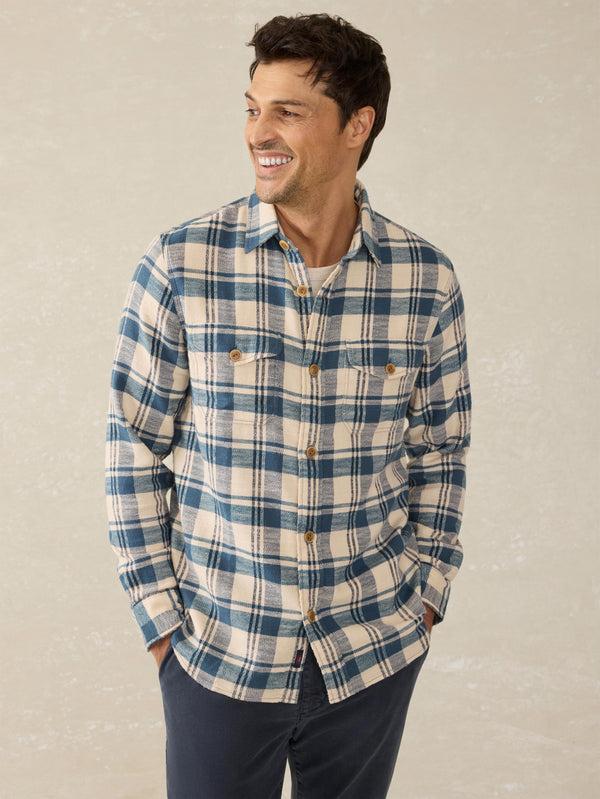 faherty Mill Creek Overshirt - Mill Creek Plaid Men's Button Ups