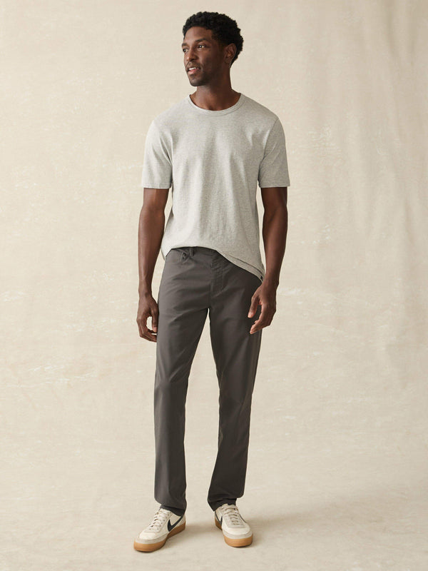Faherty Movement™ 5-Pocket Pant - Graphite Men's Bottoms
