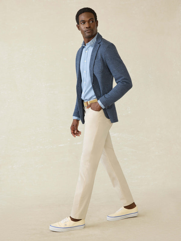 Faherty Movement™ 5-Pocket Pant - Light Sand Men's Bottoms