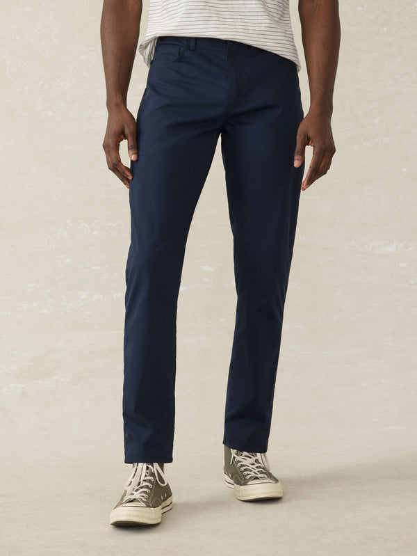 faherty Movement™ 5-Pocket Pant - Navy Men's Bottoms