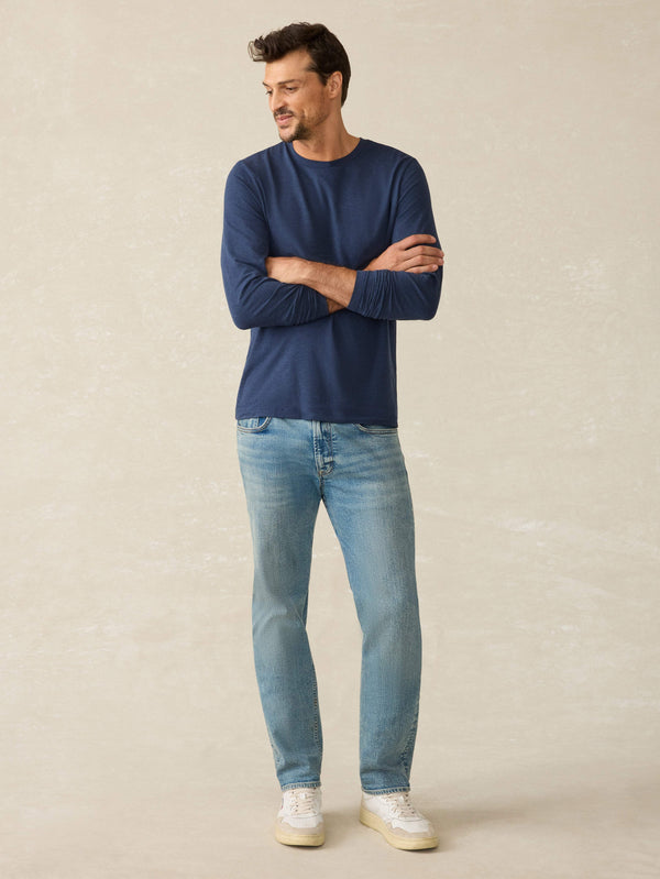 Faherty Movement™ Long-Sleeve T-Shirt - Great Falls Heather Men's Knits