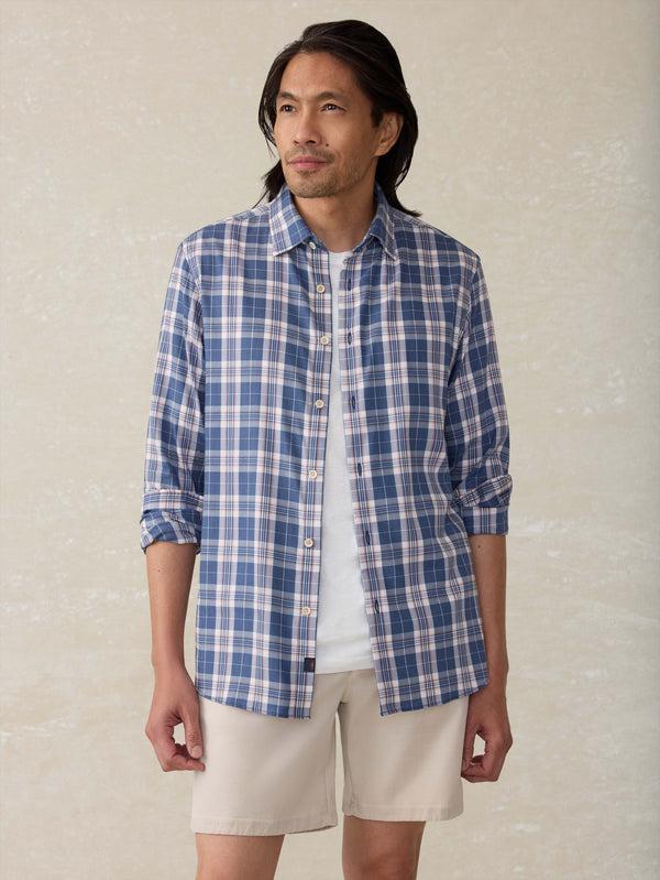 Faherty Movement™ Monterey Shirt - Bristol Shores Plaid Men's Button Ups