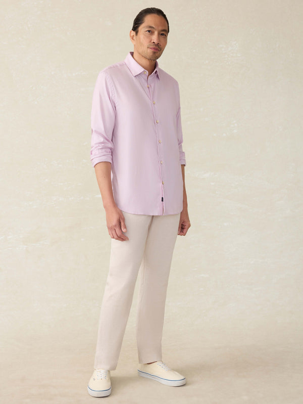 Faherty Movement™ Monterey Shirt - Mauve Cliffs Men's Button Ups