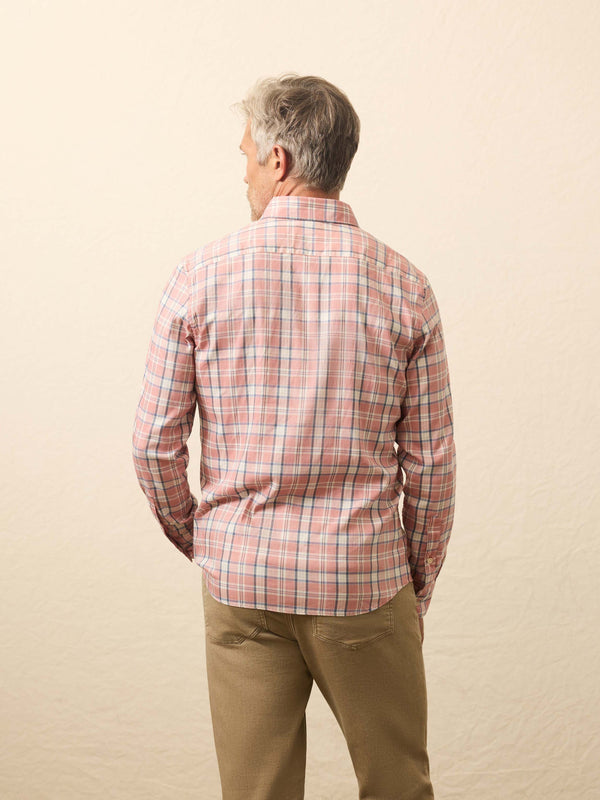 Faherty Movement™ Monterey Shirt - Sienna Sky Plaid Men's Button Ups