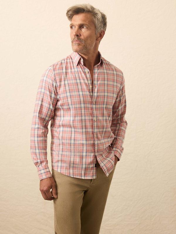 faherty Movement™ Monterey Shirt - Sienna Sky Plaid Men's Button Ups