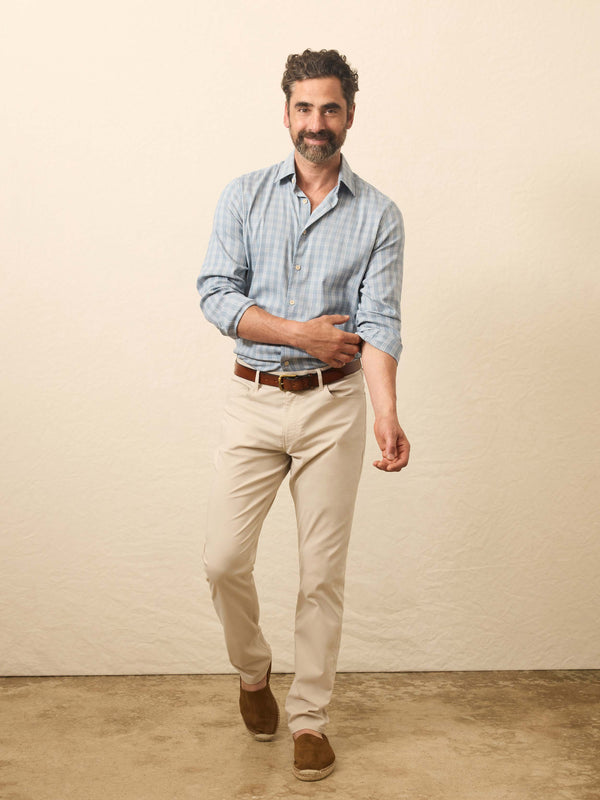 Faherty Movement™ Monterey Shirt - South Island Plaid Men's Button Ups