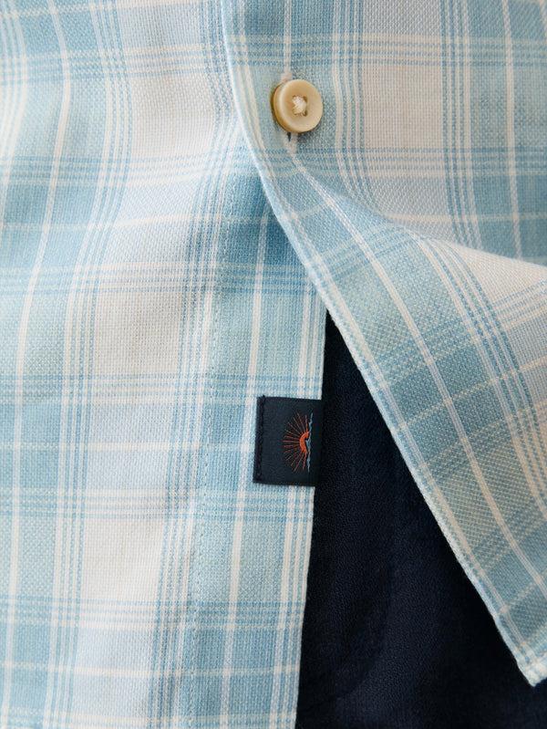 Faherty Movement™ Monterey Shirt - Summer Sky Plaid Men's Button Ups