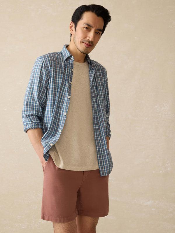 Faherty Movement™ Shirt - Bay View Plaid Men's Button Ups