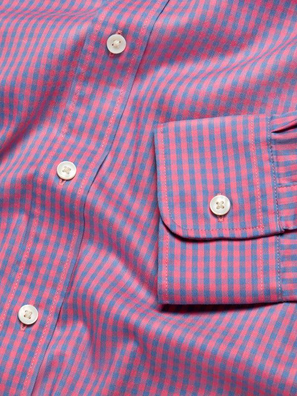 Faherty Movement™ Shirt - Blue Rose Gingham Men's Button Ups