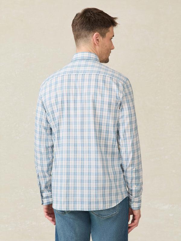 Faherty Movement™ Shirt - Cloud Lake Plaid Men's Button Ups