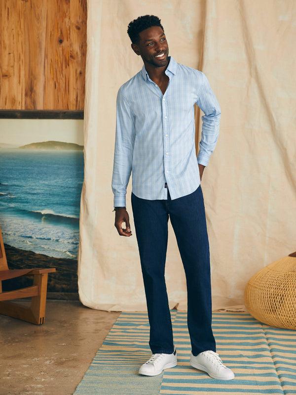 Faherty Movement™ Shirt - Ice Falls Plaid Men's Button Ups