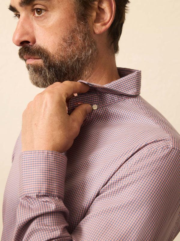 Faherty Movement™ Shirt - Madder Shores Gingham Men's Button Ups