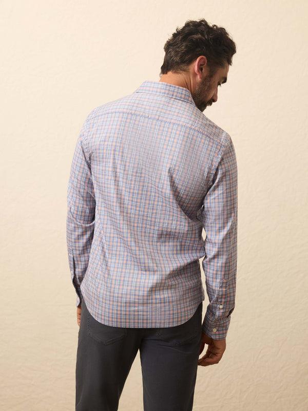Faherty Movement™ Shirt - Rose Channel Plaid Men's Button Ups