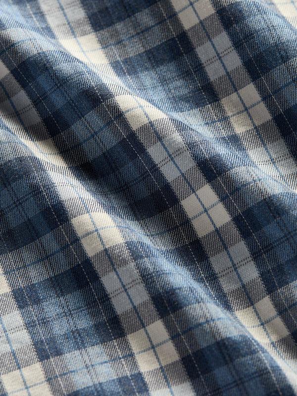 Faherty Movement™ Shirt - Seaside Blue Plaid Men's Button Ups