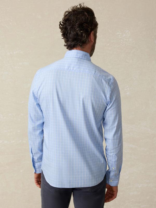 Faherty Movement™ Shirt - Sky Shore Plaid Men's Button Ups
